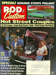 ROD & CUSTOM 1995 JUNE - EASY MODEL A CHOP, TRUNK POPPER INSTALL, HOT TUNES
